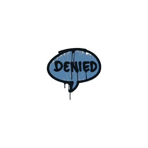 Sealed Graffiti | Denied (Monarch Blue)