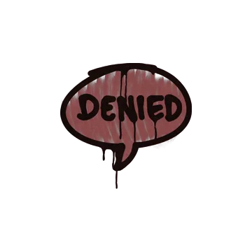 Sealed Graffiti | Denied (Brick Red)