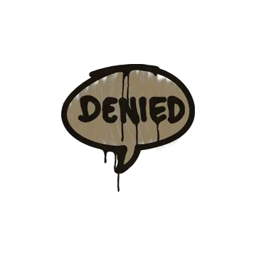 Sealed Graffiti | Denied (Dust Brown)
