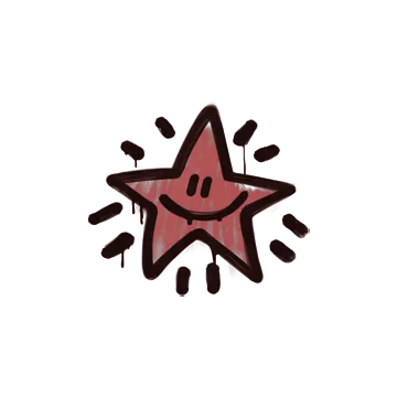 Sealed Graffiti | Shining Star (Blood Red)