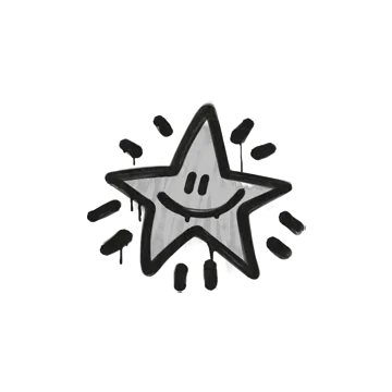 Sealed Graffiti | Shining Star (Shark White)