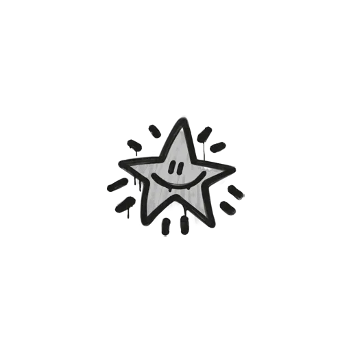 Sealed Graffiti | Shining Star (Shark White)