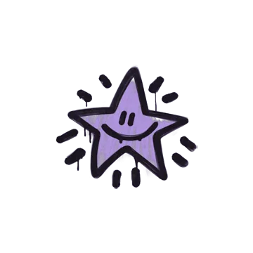 Sealed Graffiti | Shining Star (Violent Violet)