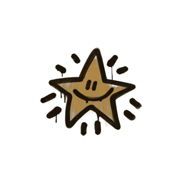 Sealed Graffiti | Shining Star (Desert Amber)