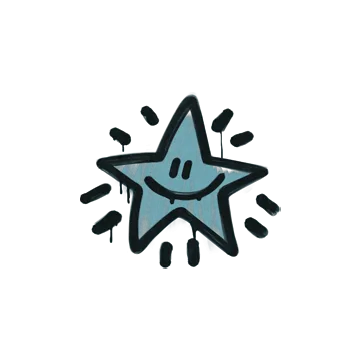 Sealed Graffiti | Shining Star (Wire Blue)