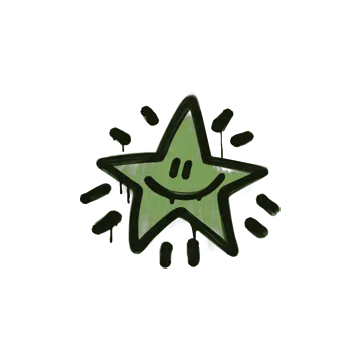 Sealed Graffiti | Shining Star (Battle Green)