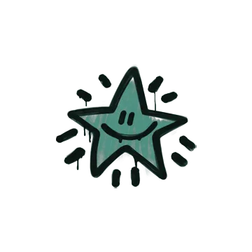 Sealed Graffiti | Shining Star (Frog Green)