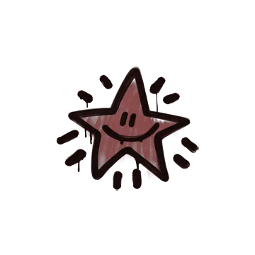 Sealed Graffiti | Shining Star (Brick Red)