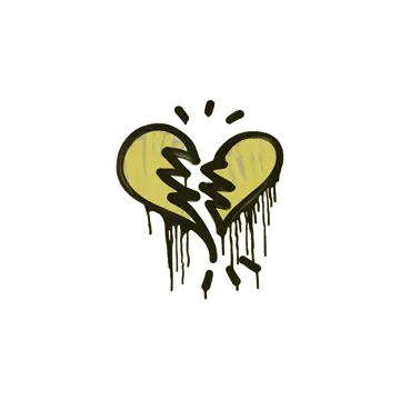 Sealed Graffiti | Broken Heart (Tracer Yellow)