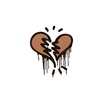 Sealed Graffiti | Broken Heart (Tiger Orange)
