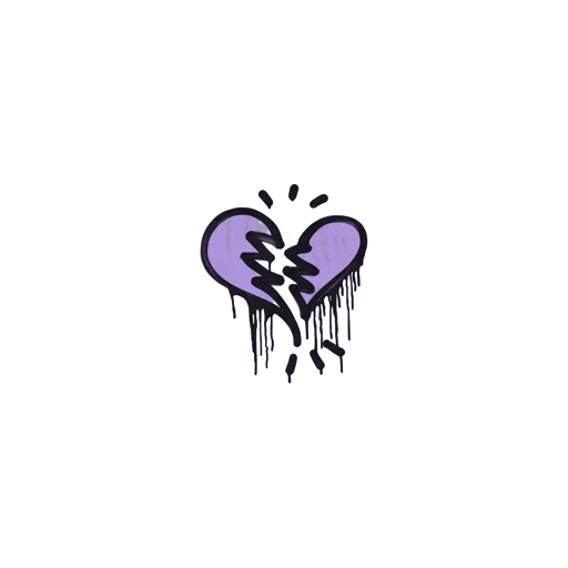 Sealed Graffiti | Broken Heart (Violent Violet)