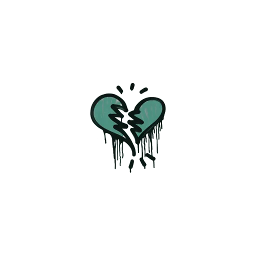 Sealed Graffiti | Broken Heart (Frog Green)