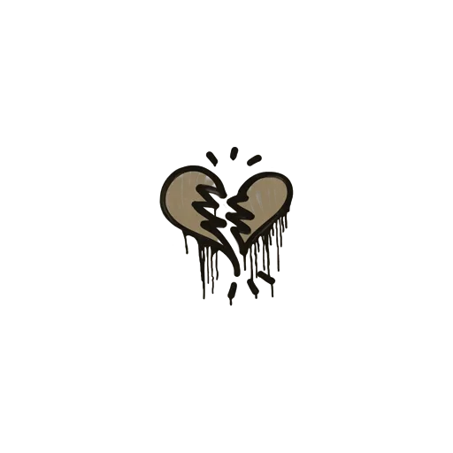 Sealed Graffiti | Broken Heart (Dust Brown)