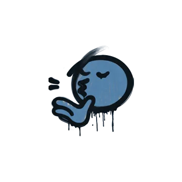 Sealed Graffiti | Chef Kiss (Monarch Blue)