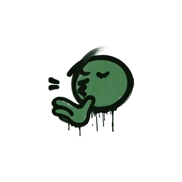 Sealed Graffiti | Chef Kiss (Jungle Green)