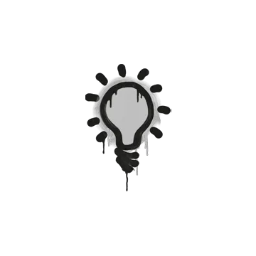 Sealed Graffiti | Lightbulb (Shark White)