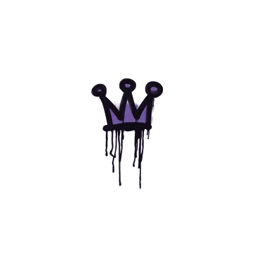 Sealed Graffiti | Little Crown (Monster Purple)