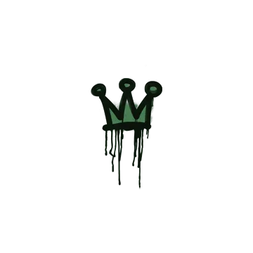 Sealed Graffiti | Little Crown (Jungle Green)