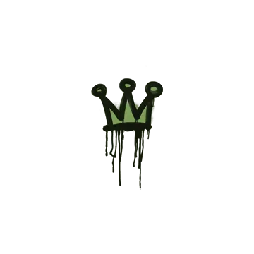 Sealed Graffiti | Little Crown (Battle Green)