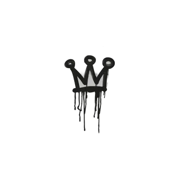 Sealed Graffiti | Little Crown (Shark White)