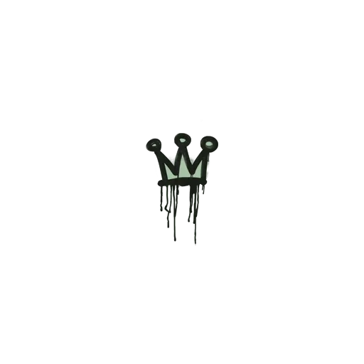 Sealed Graffiti | Little Crown (Cash Green)