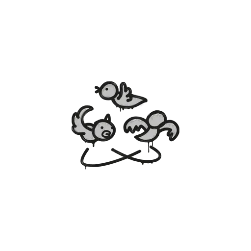 Sealed Graffiti | Dizzy (Shark White)