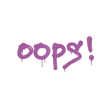 Sealed Graffiti | Oops (Bazooka Pink)