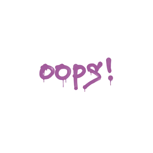 Sealed Graffiti | Oops (Bazooka Pink)