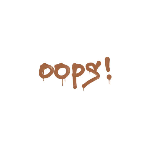 Sealed Graffiti | Oops (Tiger Orange)