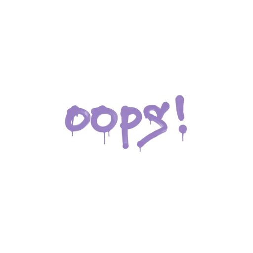 Sealed Graffiti | Oops (Violent Violet)