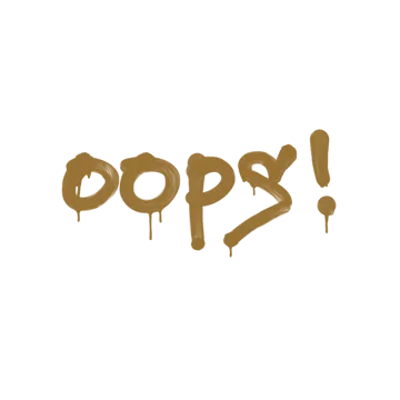 Sealed Graffiti | Oops (Desert Amber)