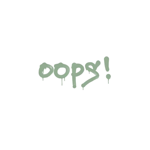 Sealed Graffiti | Oops (Cash Green)
