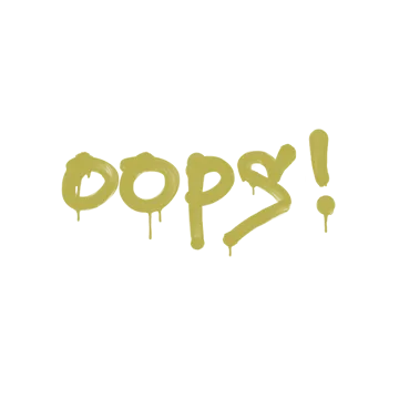 Sealed Graffiti | Oops (Tracer Yellow)