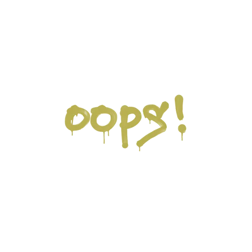 Sealed Graffiti | Oops (Tracer Yellow)
