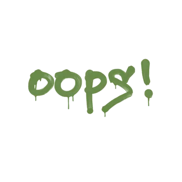 Sealed Graffiti | Oops (Battle Green)