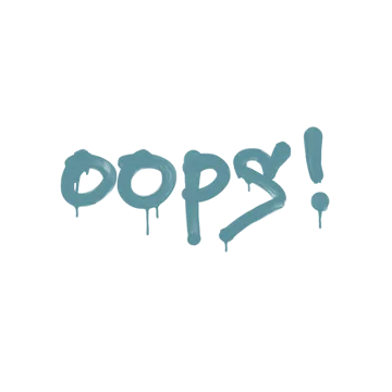 Sealed Graffiti | Oops (Wire Blue)