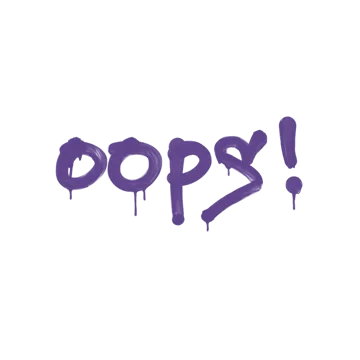 Sealed Graffiti | Oops (Monster Purple)