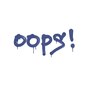 Sealed Graffiti | Oops (SWAT Blue)