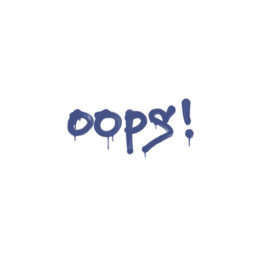 Sealed Graffiti | Oops (SWAT Blue)