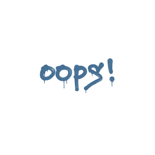 Sealed Graffiti | Oops (Monarch Blue)