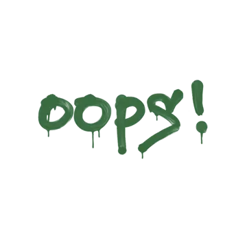 Sealed Graffiti | Oops (Jungle Green)