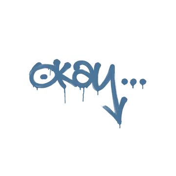 Sealed Graffiti | Okay (Monarch Blue)