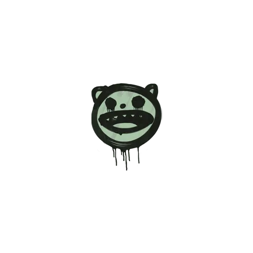 Sealed Graffiti | Happy Cat (Cash Green)