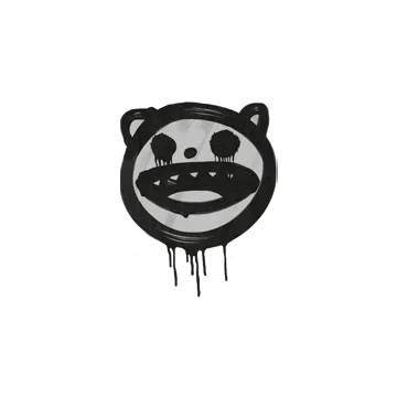 Sealed Graffiti | Happy Cat (Shark White)