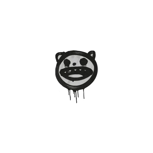 Sealed Graffiti | Happy Cat (Shark White)
