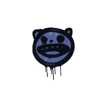 Sealed Graffiti | Happy Cat (SWAT Blue)