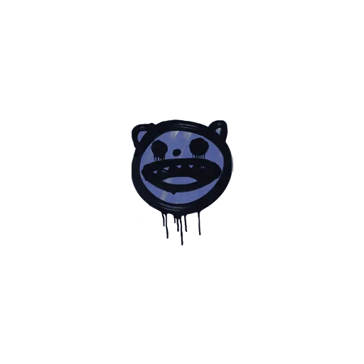 Sealed Graffiti | Happy Cat (SWAT Blue)