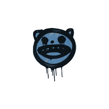 Sealed Graffiti | Happy Cat (Monarch Blue)