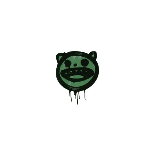 Sealed Graffiti | Happy Cat (Jungle Green)