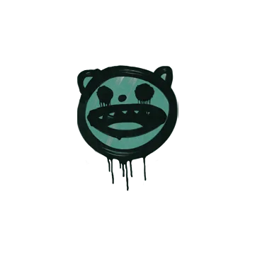 Sealed Graffiti | Happy Cat (Frog Green)